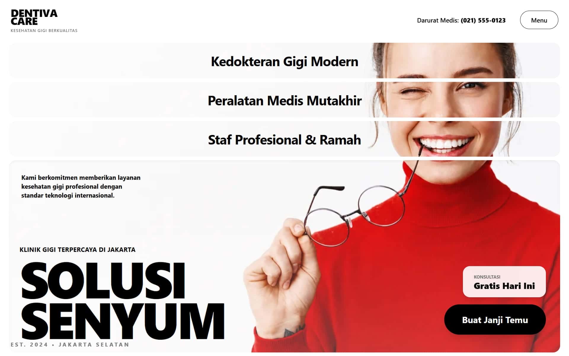 Dentiva Care Dental Landing Page